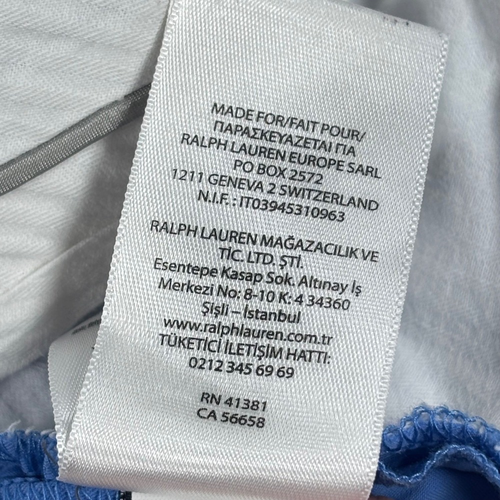 Ralph Lauren Chino Pants Light Blue Performance Stretch Preppy RLX Coastal 38x32 - Picture 9 of 14